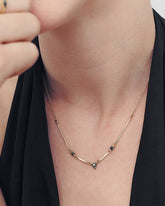 Nika Black Diamonds Necklace